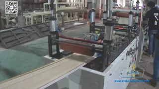pvc ceiling panel extrusion/production line with online hot stamping
