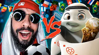 World Cup Mascot Laeeb (Qatar 2022) Vs. Mussa - Rap Battle (Animation Cartoons for Kids)