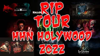 2022 Halloween Horror Nights Hollywood Opening night first RIP tour of the season