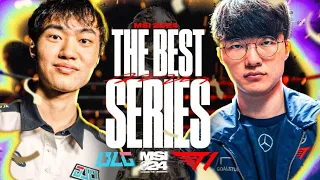 THE BEST SERIES ALL YEAR - T1 VS BLG ELIMINATION MATCH - MSI 2024 - CAEDREL