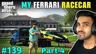 TAKING DELIVERY OF A FERRARI RACECAR | GTA V GAMEPLAY #139 || PART-4