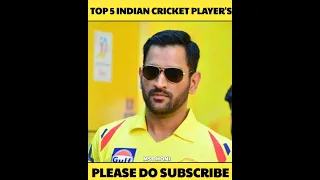 ⚡Top 5 Indian cricket player's | Telugu Intresting & Unknown Facts