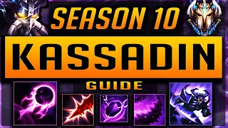 [OP TIER] KASSADIN GUIDE SEASON 10 (2020) ULTIMATE GUIDE [BEST RUNES, ITEMS, GAMEPLAY, COMBO] Zoose