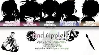 [Full ver] Bad apple!! feat.SEKAI Colour Coded Lyrics nightcord at 25 X Hatsune Miku