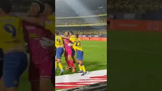 Dimitrios vs Edu Bedia fight scene at kaloor stadium