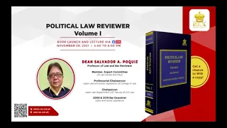Political Law Reviewer Volume I