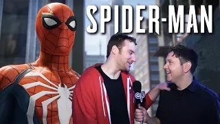 SPIDER-MAN Game PS4 EXCLUSIVE INTERVIEW  - Electric Playground