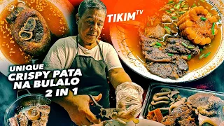 CRISPY PATA + BULALO ( 2 in 1 na SARAP ) Nasa Likod ng SM North QUEZON CITY | TIKIM TV