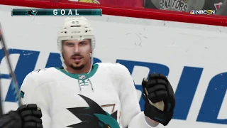 NHL 19 - San Jose Sharks Vs Ottawa Senators Gameplay - NHL Season Match Dec 1, 2018