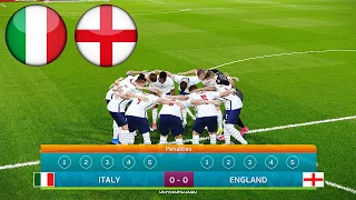 ITALY vs ENGLAND - Penalty Shootout - Final EURO 2020 HD - PES 2021