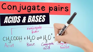 How to identify conjugate acid and base pairs in chemistry