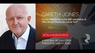 An exclusive CSA message from Gareth Jones