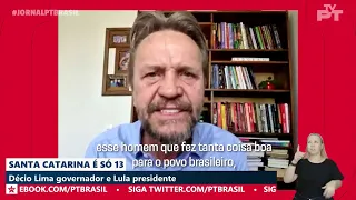 "Quem é católico, quem é evangélico, vota em Lula" Pedro Uczai  para o Jornal PT Brasil