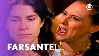 Serena é humilhada por Agnes após aparecer com vestido e penteado de Luna! 😢 | Alma Gêmea | TV Globo