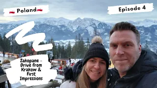 Poland - Ep 4 - Amazing destination to visit in Poland - Drive to Zakopane & First Impressions