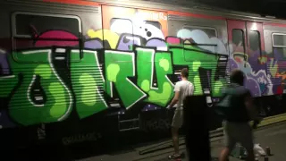 OMUTS in Apheens Graffiti Bombing