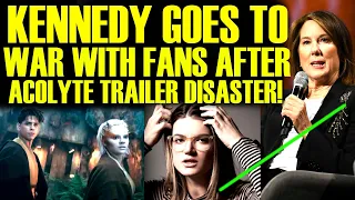 KATHLEEN KENNEDY GOES TO WAR WITH FANS AFTER THE ACOLYTE TRAILER DISASTER! Disney Star Wars Failure