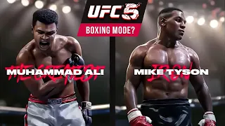 UFC 5 BOXING MODE? Is this the END for Undisputed Boxing?