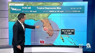 Tropical Depression 9 forecast to become Category 3 hurricane