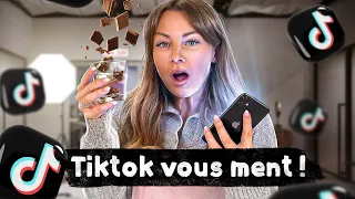 JE TESTE DES RECETTES TIKTOK : Du chocolat et de l'eau ?!