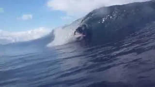 Bodyboarding Kalk Bay Reef.