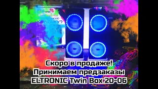 Eltronic 20-06 TWIN BOX Мощная караоке система под ключ с радиомикрофонами в комплекте!!
