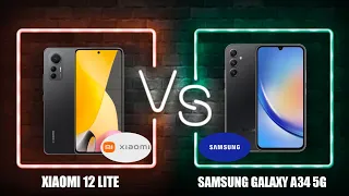 Xiaomi 12 Lite Vs Samsung Galaxy A34 5G