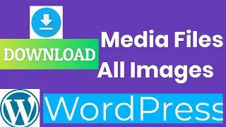 How to Download Media Files in WordPress | Download All Images in WordPress | Download Media Library