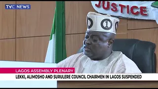 Lagos Assembly Suspends Lekki, Alimosho, Surulere Council Chairmen