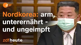 Omikron-Ausbruch in Nordkorea - öffnet Kim Jong-un das Land für Hilfe? | ZDF-Morgenmagazin