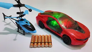 Radio control helicopter and remote control rc car unboxing || helicopter || 3d lights rc car