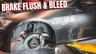 BMW E92 Brake Fluid Flush & BLEED with INPA: LIGHT RESET