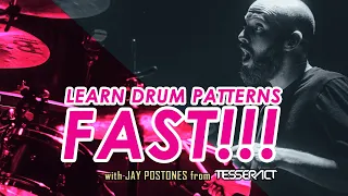 The FASTEST way to learn drum patterns // with Jay Postones from TESSERACT