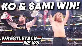 Sami Zayn & Kevin Owens BEAT BLOODLINE! | WWE WrestleMania 39 Night One REACTIONS! | WrestleTalk