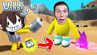 Wir finden die GEHEIMEN Alien SCHUHE! (Sprung BOOST) | Wobbly Life