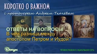 В чем разница между апостолом Петром и Иудой? Протоиерей Андрей Ткачев