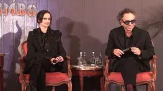 Dumbo - Paris press conference (Tim Burton, Eva Green)