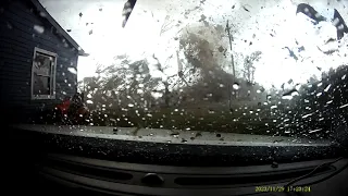 Dashcam catches Westmoreland Tornado at full strength
