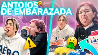 PROBANDO ANTOJOS ASQUEROSOS DE EMBARAZADA🤢 | Hermanas JM