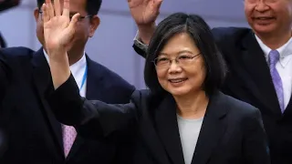 Taiwan president defiant as China warns of US trip reprisal