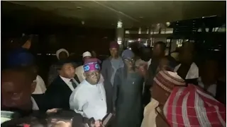 Tinubu Arrives Transcorp Hotel for APC Presidential Aspirants Screening