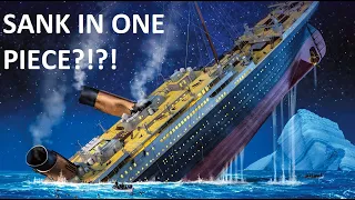 Why did everyone think Titanic sank Intact?