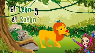 Cuentos Infantiles: El león y el ratón | Leyendo con Tatiana