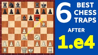 6 Best Chess Opening Traps after 1.e4 | Part-2