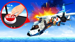 PLANE CRASHES AFTER WRONG BUTTON PRESS! (Stormworks)