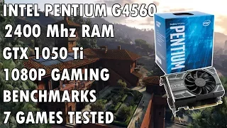 Intel G4560 + GTX 1050 Ti  - 1080p Ultra Benchmarks : 7 Games Tested