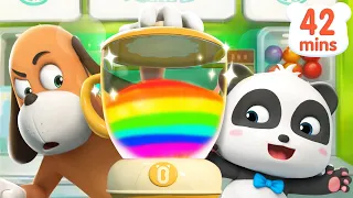 Yummy Rainbow Juice Song🍹| Learn Colors, Fruit Song | Nursery Rhymes & Kids Songs | BabyBus