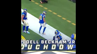 He just self revived .. One of the coldest touchdown celebrations #odellbeckhamjr  🤦🏽‍♂️🔥