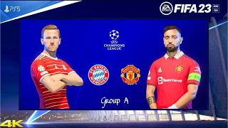 FIFA 23 - Bayern Munich Vs Manchester United | UEFA Champions League | PS4 ™ [HD ] Next Gen