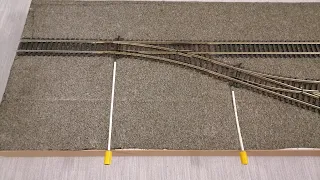 How to make simple wire in tube method for model railway /railroad points and switches